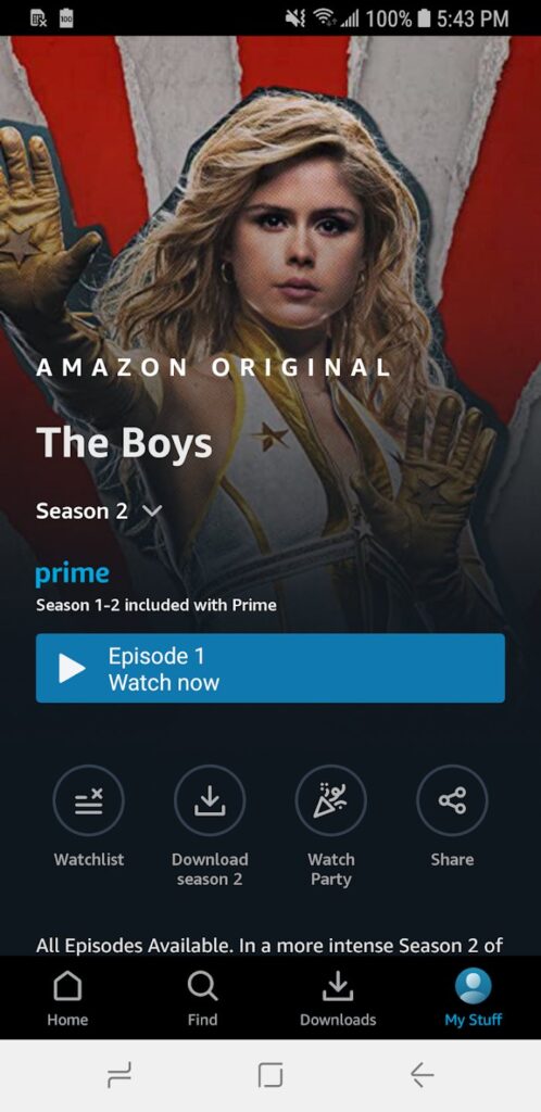 Amazon Prime Video Show