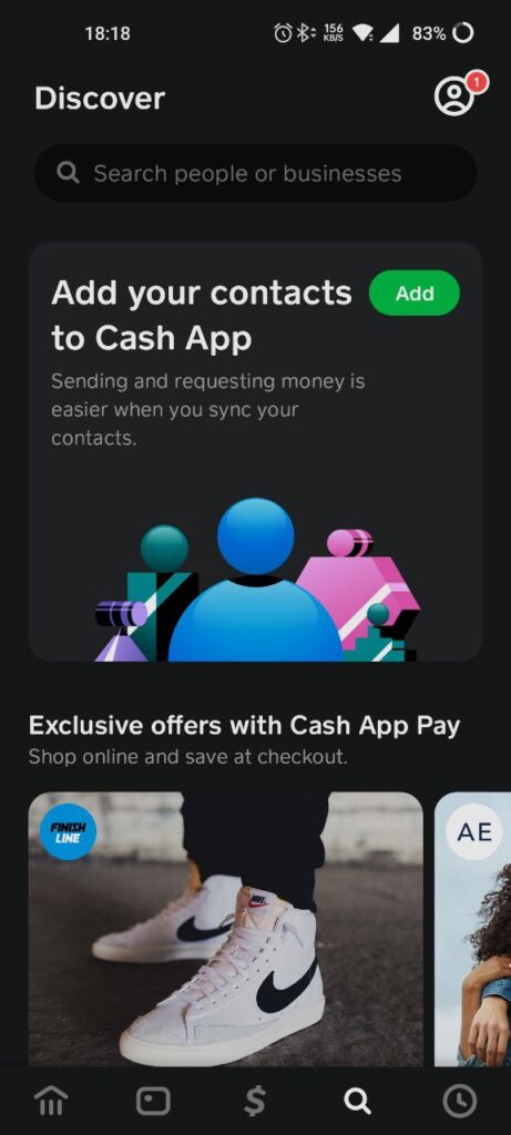 Cash App Discover