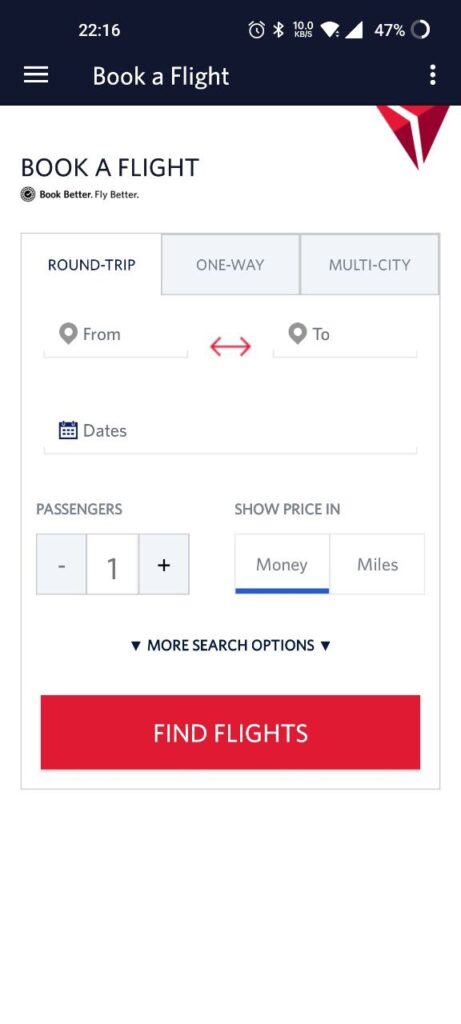 Fly Delta Booking