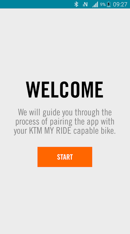 KTM MY RIDE Welcome