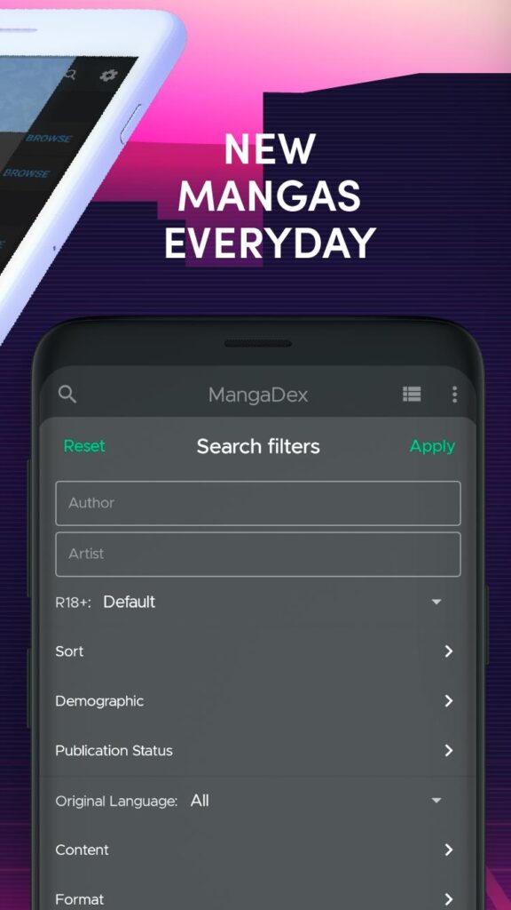 MangaDex Filters