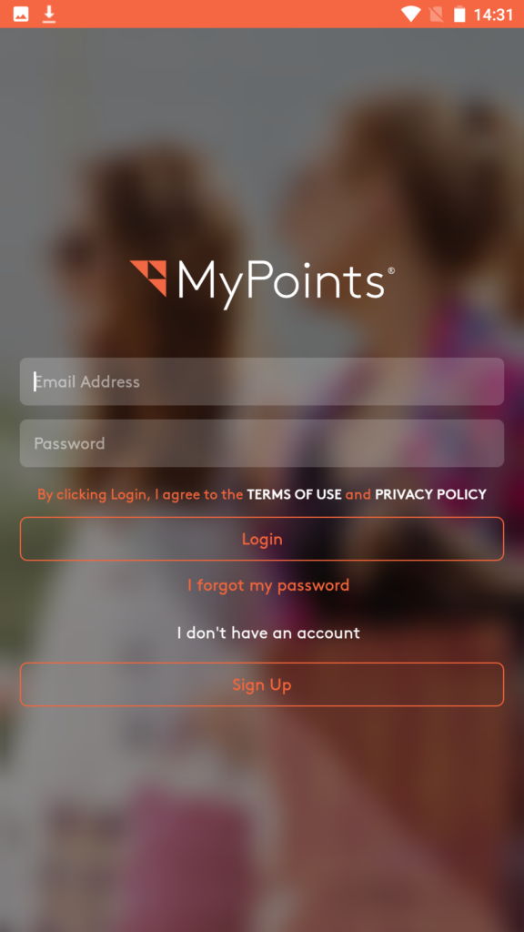 MyPoints Registration
