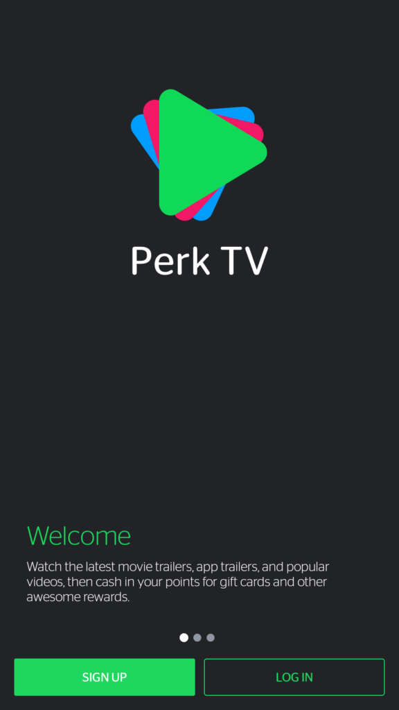 Perk TV Welcome