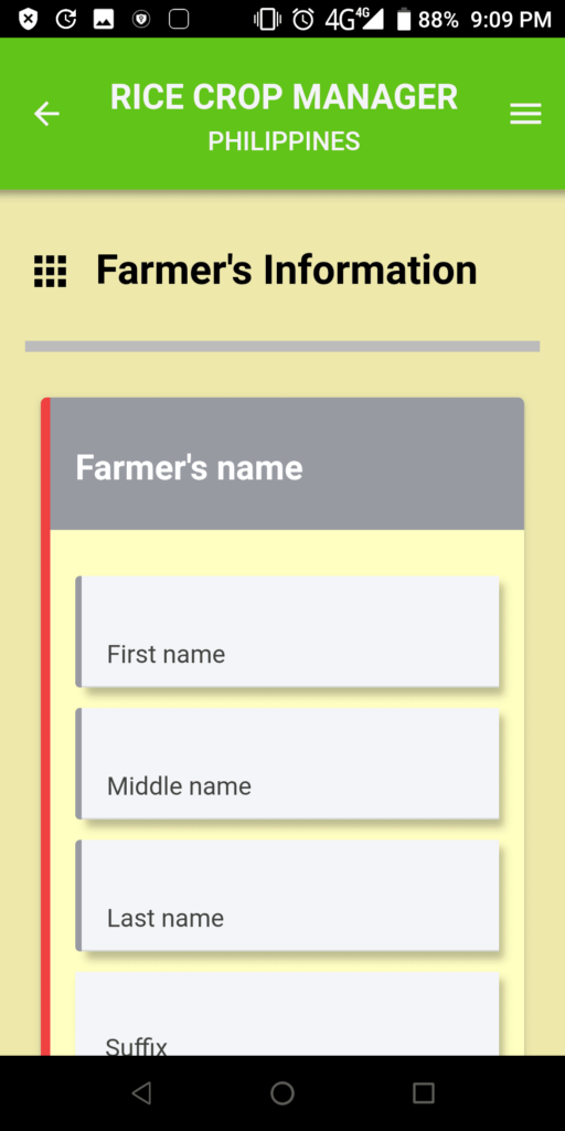 Rice Crop Manager Information