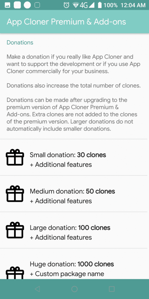 App Cloner Premium Donations