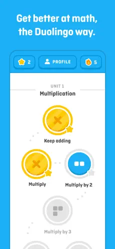 Duolingo Math ดีขึ้น