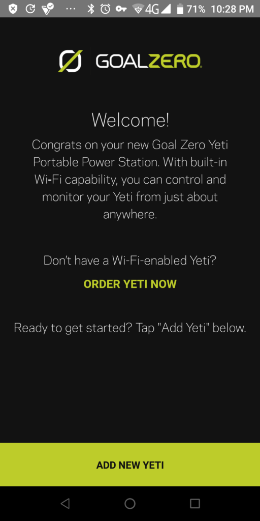 Goal Zero Add new Yeti