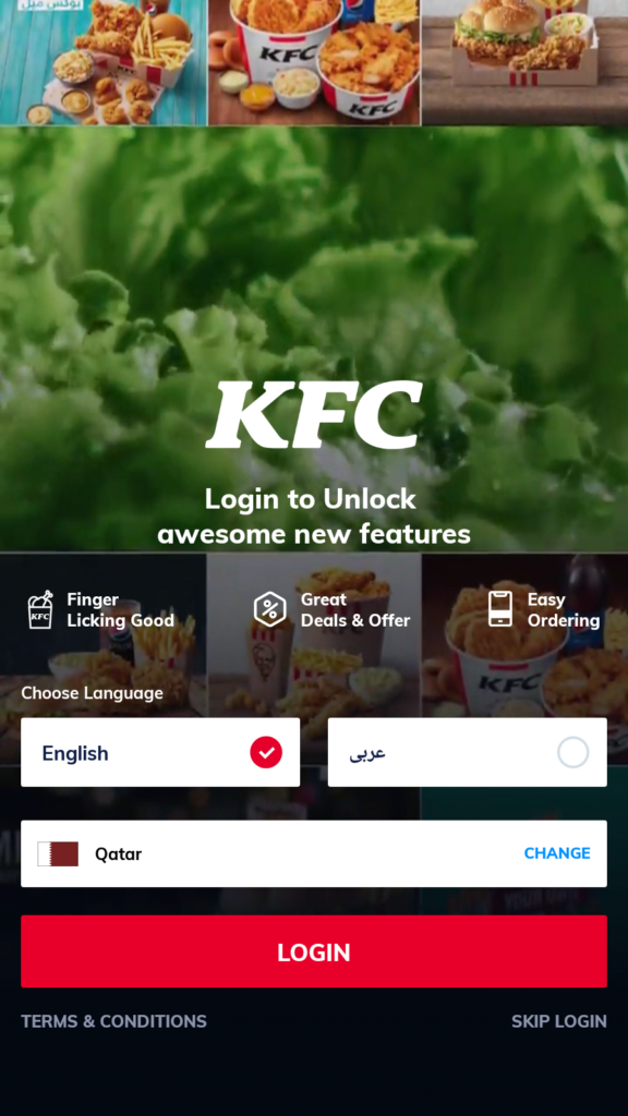 KFC Qatar Welcome