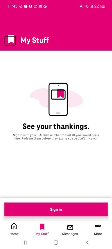 T Mobile Tuesday Thankings