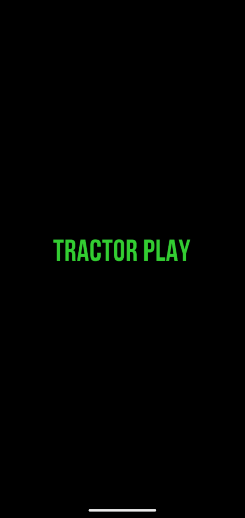 Tractor play Inicio