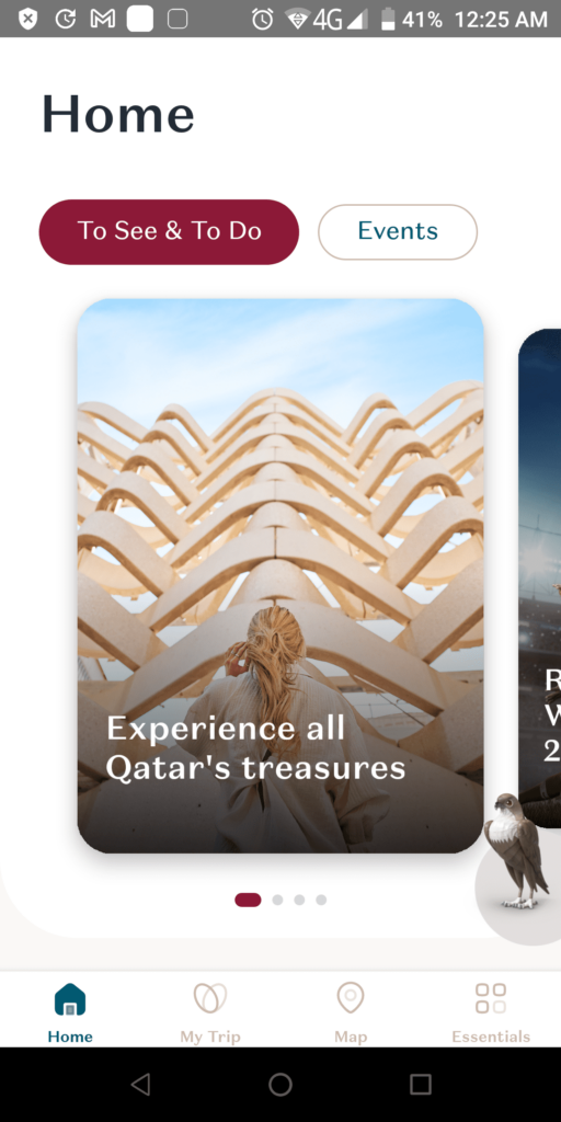 Visit Qatar الصفحة الرئيسية