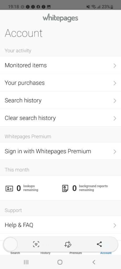 Whitepages Profile
