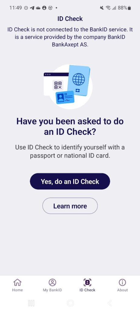 BankID ID Check