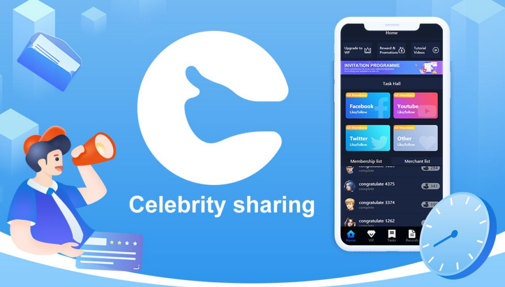 Celebrity Sharing Information