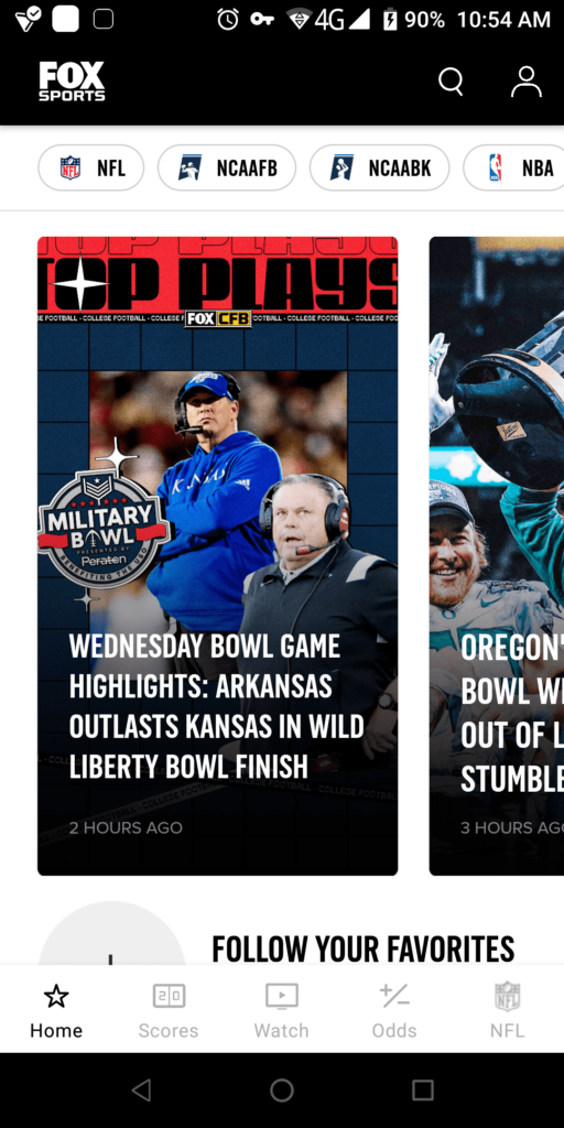 FOX Sports Homepage