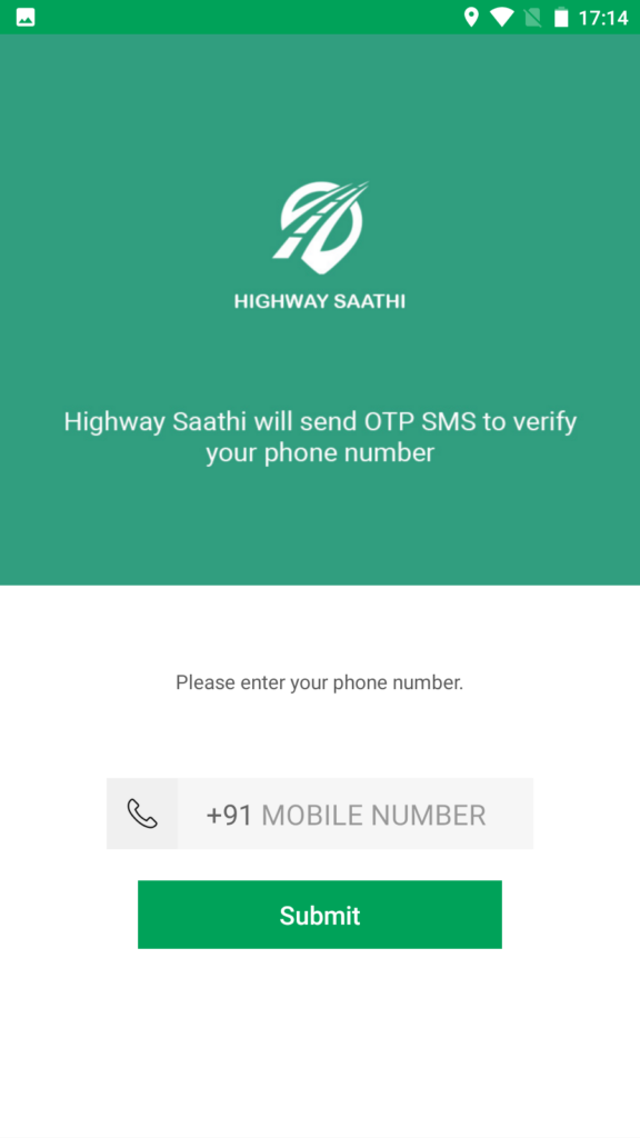 Highway Saathi Registration