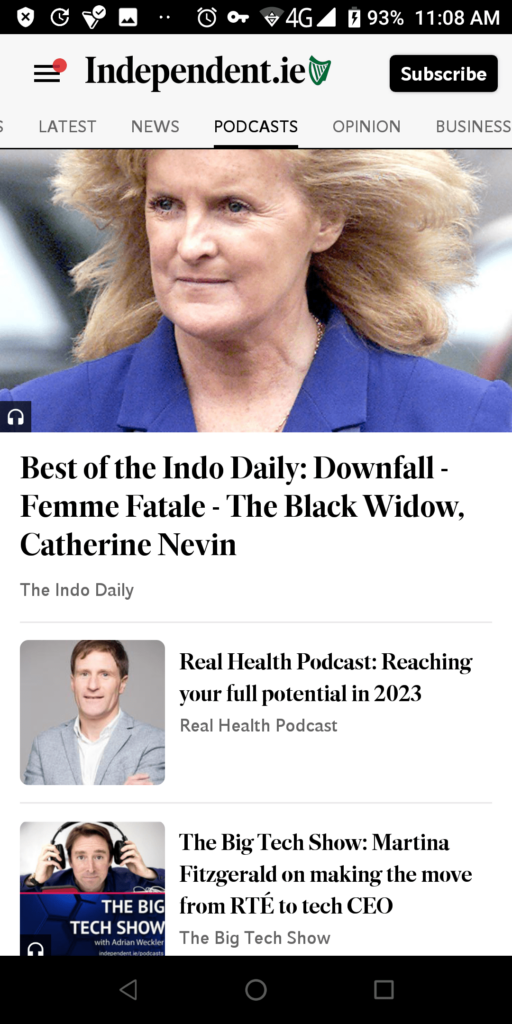 Irish Independent News Podcasts