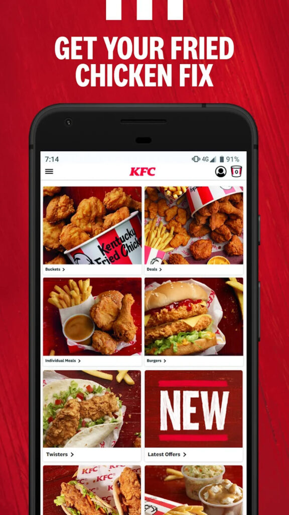 KFC New Zealand Menu