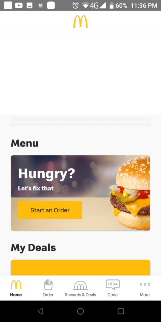MyMaccas Homepage