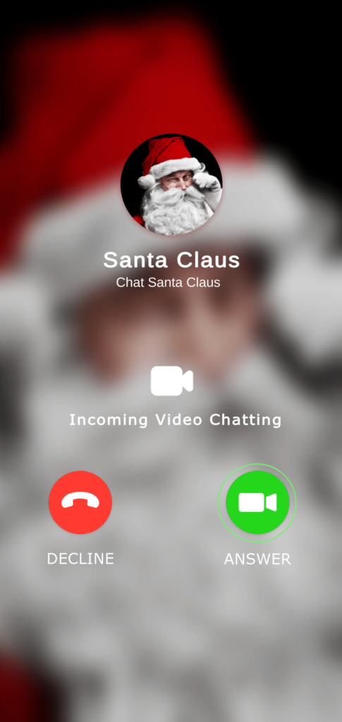 Santa Call Video llamada