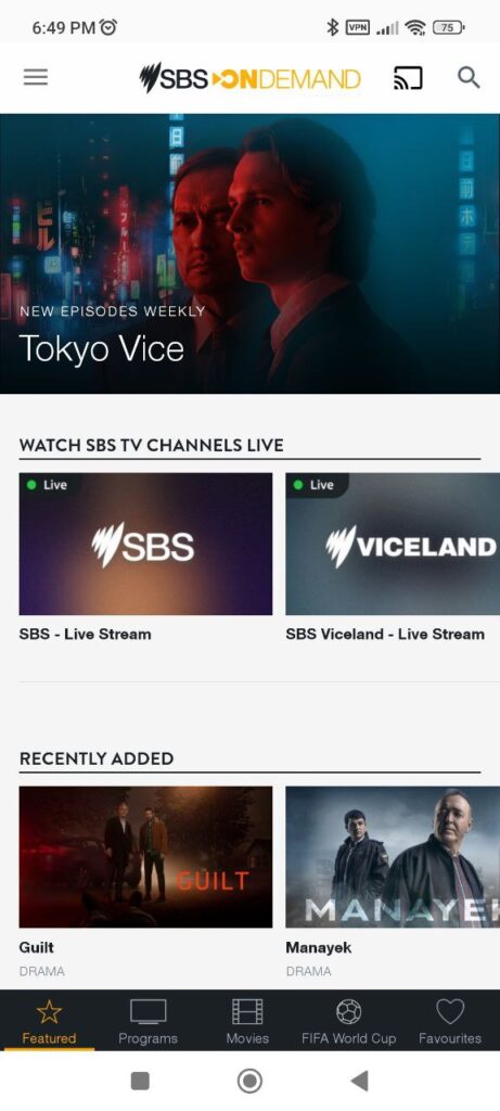 SBS On Demand Featured