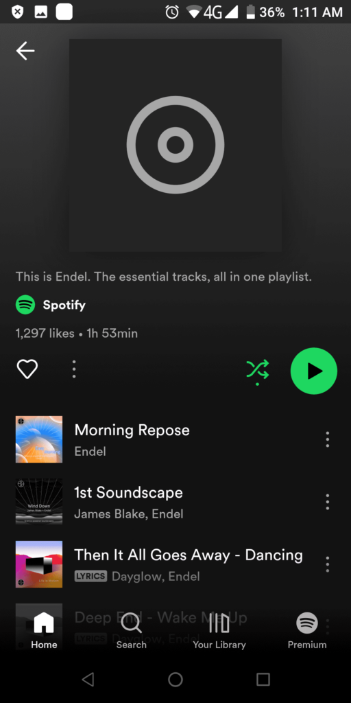 Spotify Premium Track