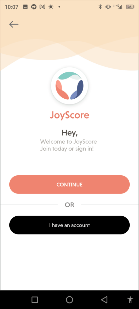 JoyScore Welcome
