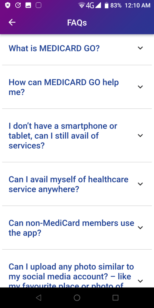 MediCard GO FAQs
