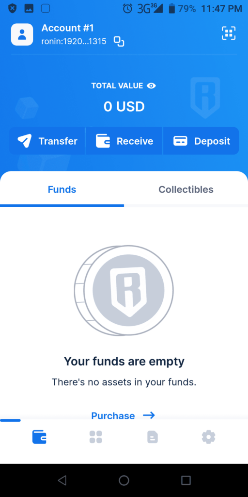 Ronin Wallet Funds