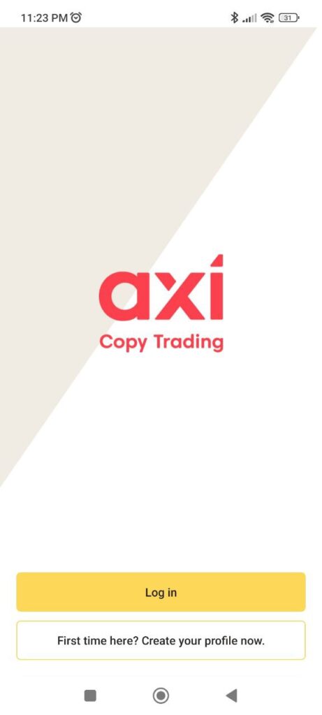 Axi Copy Trading Login
