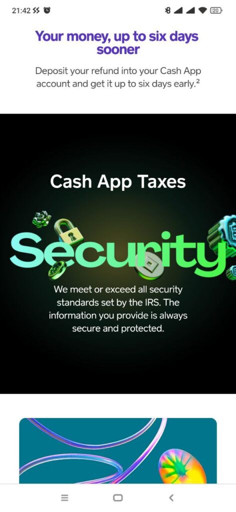 Cash App Taxes Security