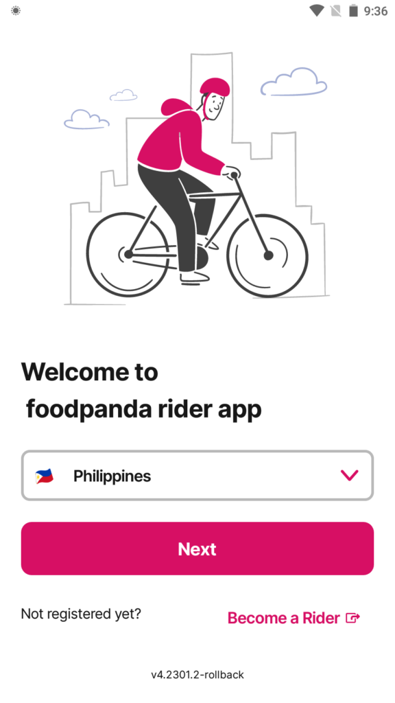 foodpanda rider Welcome