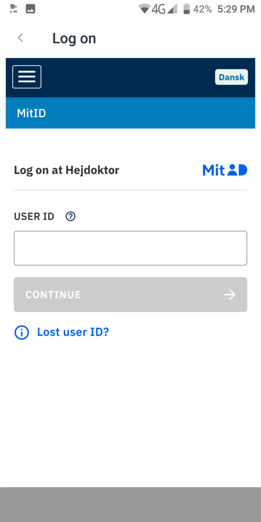 Hejdoktor dk User ID