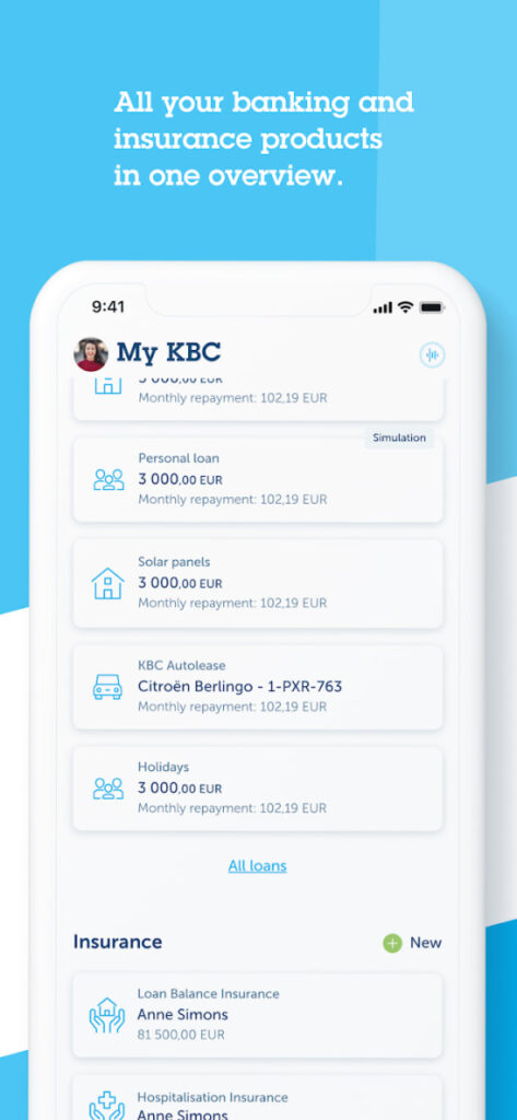 KBC Mobile banking