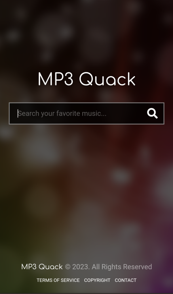 Mp3 Quack Inicio