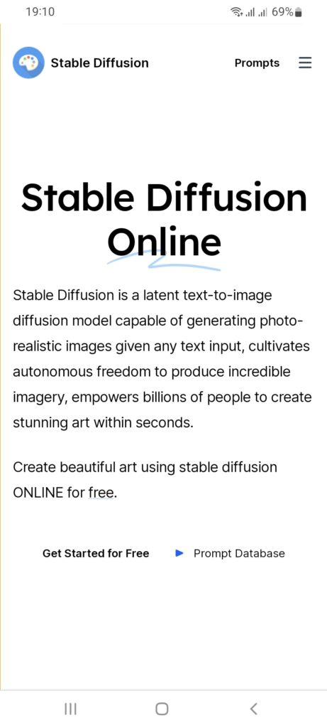 Stable Diffusion Главная