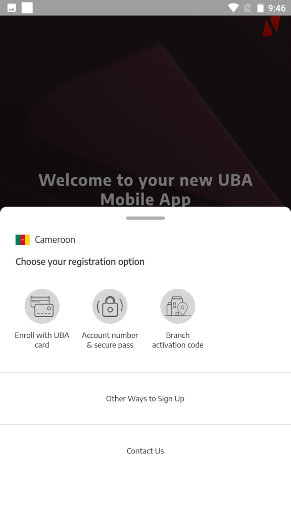 UBA Registration