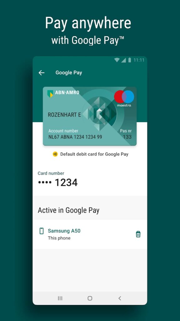 ABN AMRO Google Pay
