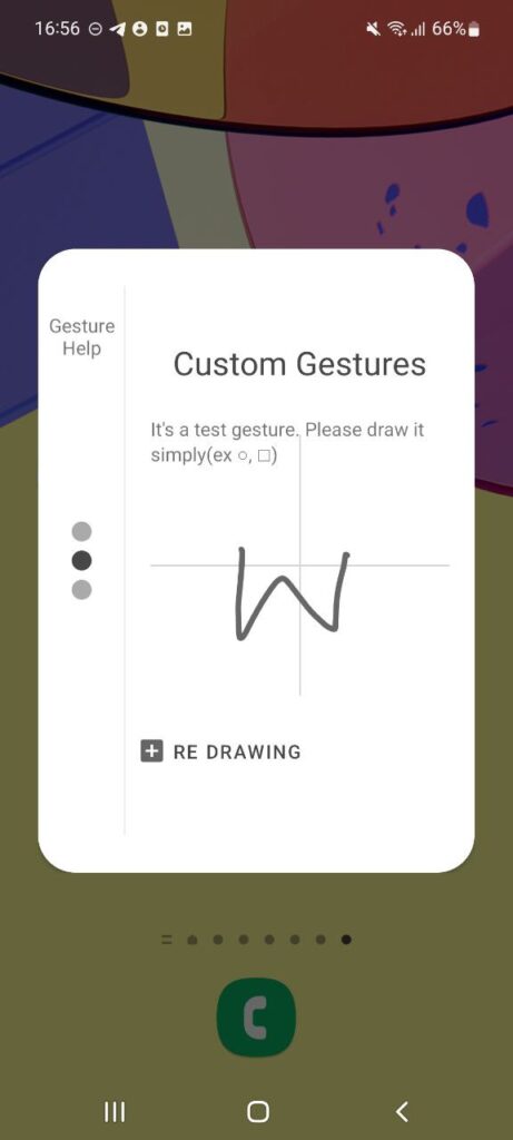 Gesture Custom gestures