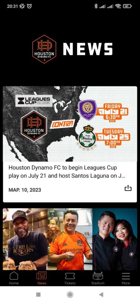 Houston Dynamo News