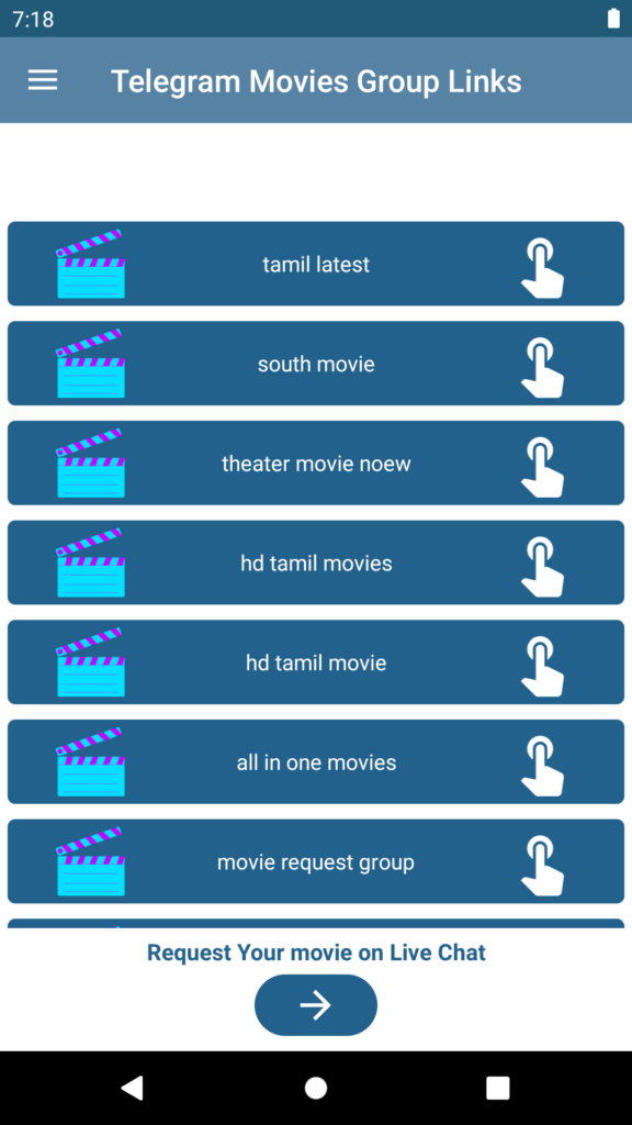 Telegram Movies Inicio
