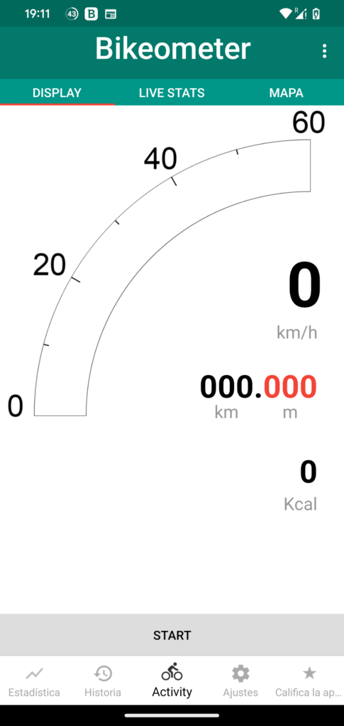 Bikeometer Velocidad