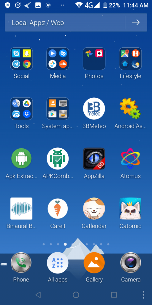 CM Launcher All apps