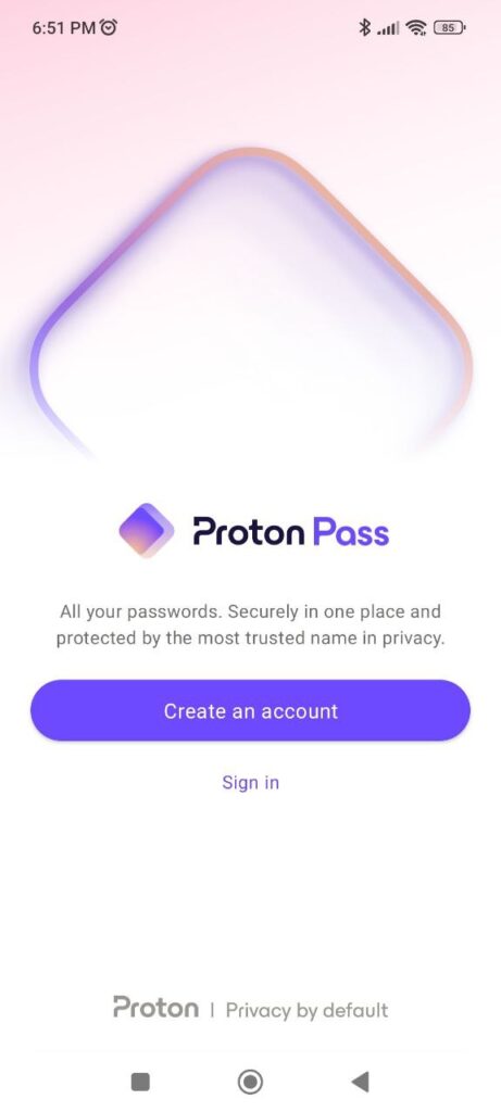 Proton Pass Get started