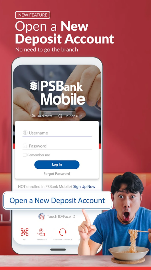 PSBank Open account