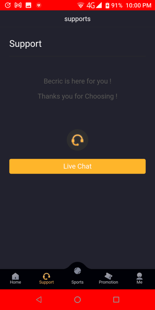 Becric Support