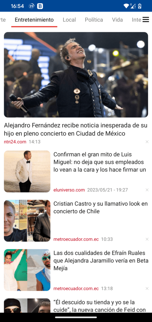 Ecuador Noticias Entretenimiento