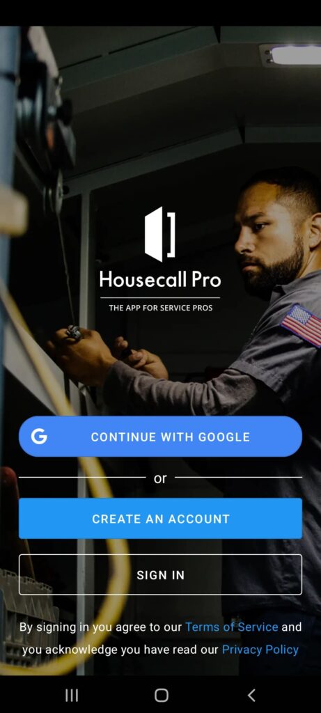 Housecall Pro Sign in