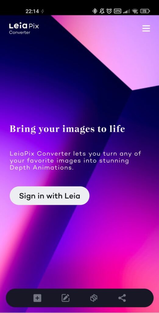 LeiaPix Запуск