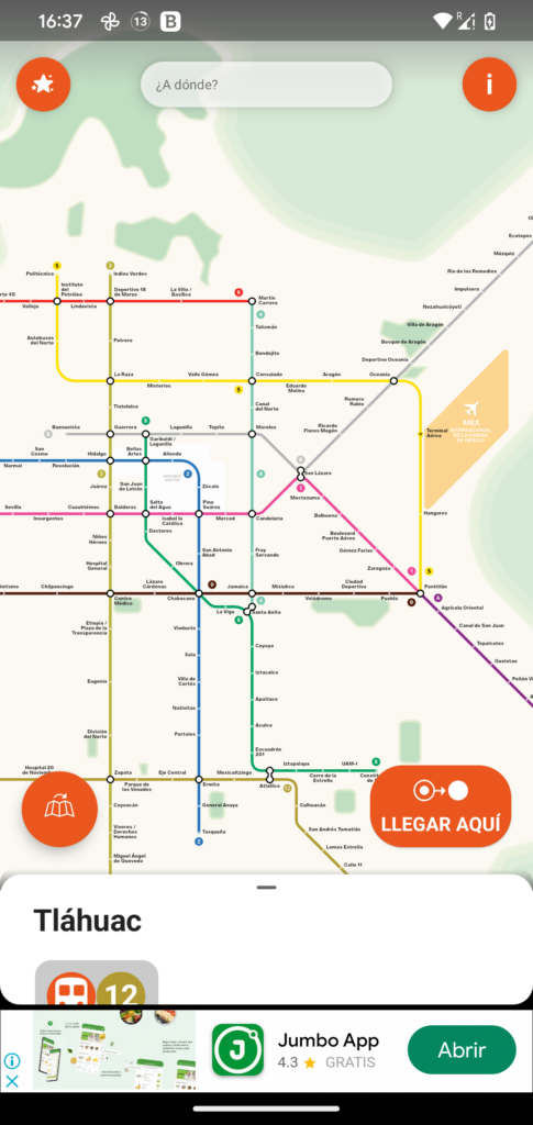 Metro de la Ciudad de México Mapa